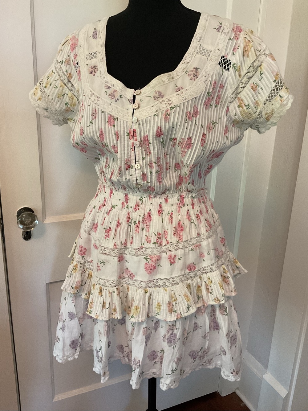 LoveShackFancyJeromie mini dress